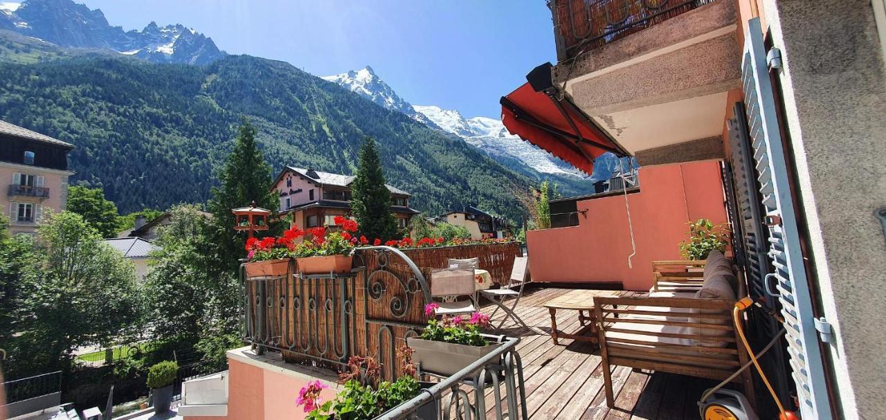 Chamonix Hyper Centre . Terrasse Vue Mont Blanc . Parking Lejlighed Eksteriør billede